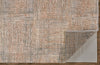 Havila Fine Rugs Mott R1048 Tan/Pink/Taupe Area Rug Corner Image with Rug Pad