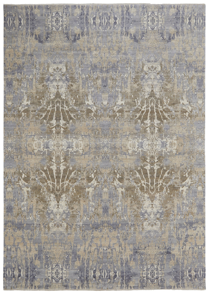 Feizy Colworth 6067L Gray/Ivory/White Area Rug main image