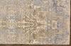 Feizy Colworth 6067L Gray/Ivory/White Area Rug Oval Corner Image