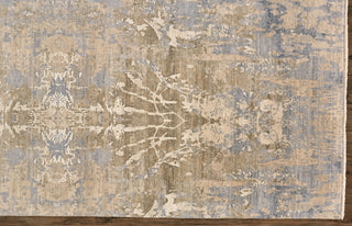 Feizy Colworth 6067L Gray/Ivory/White Area Rug Oval Corner Image