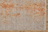 Havila Fine Rugs Hymn R1054 Orange/Gray Area Rug Oval Corner Image