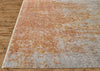 Havila Fine Rugs Hymn R1054 Orange/Gray Area Rug Perspective Image