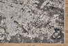 Havila Fine Rugs Hymn R1056 Gray/Ivory Area Rug Oval Corner Image