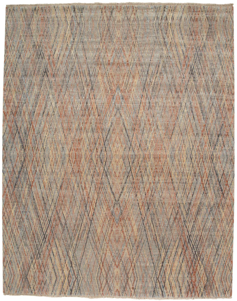 Havila Fine Rugs Hymn R1057 Gray/Red/Yellow Area Rug main image