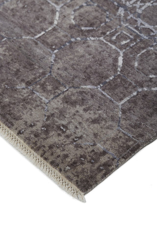 Havila Fine Rugs Hymn H1948 Blue/Gray/Taupe Area Rug Corner Image