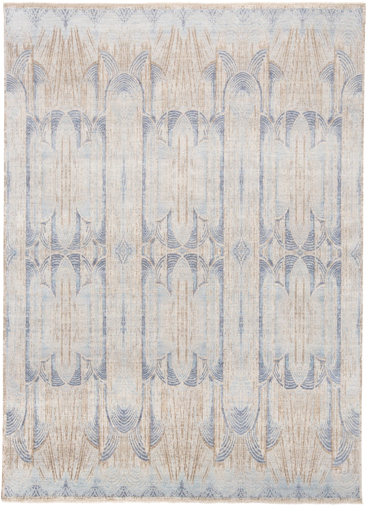 Feizy Lyra 6493F Blue/Tan/Brown Area Rug main image
