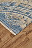 Feizy Lyra 6552F Ivory/Blue Area Rug Corner Image
