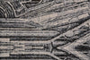 Feizy Lyra 6552F Gray/Ivory/Black Area Rug Pattern Image