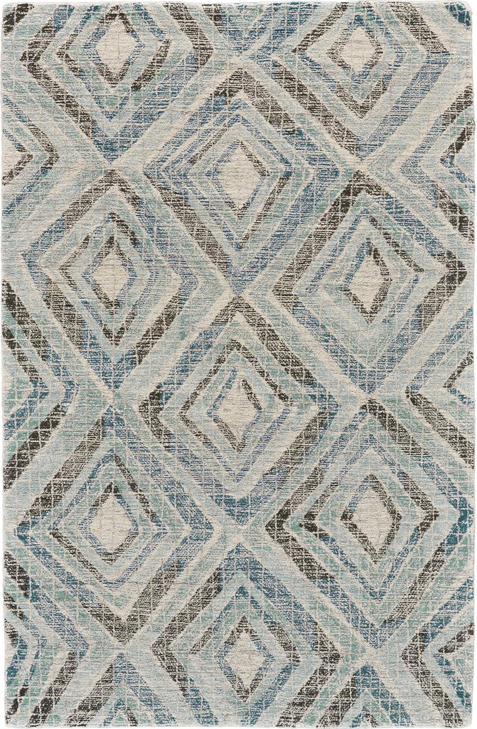 Feizy Arazad 8448F Teal/Gray Area Rug