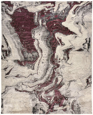 Havila Fine Rugs Garnet H1877 Gray/Red/Ivory Area Rug main image