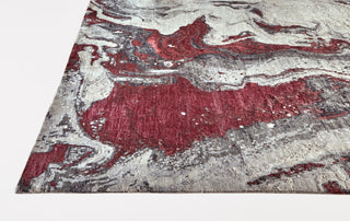 Havila Fine Rugs Garnet H1877 Gray/Red/Ivory Area Rug Perspective Image