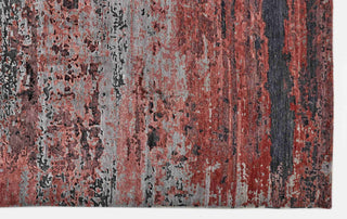 Havila Fine Rugs Garnet H1881 Red/Ivory/Taupe Area Rug Oval Corner Image