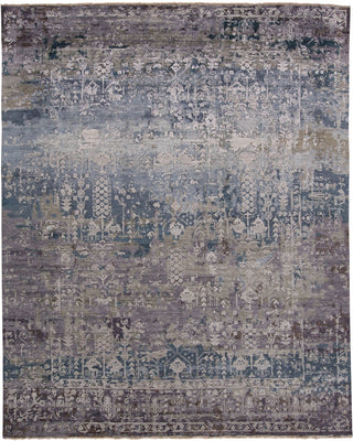 Havila Fine Rugs Bernard H1297 Taupe/Blue/Ivory Area Rug main image