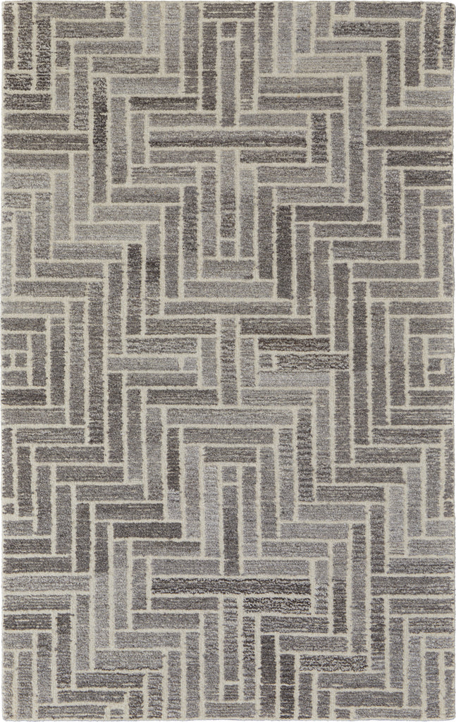 Feizy Asher 8768F Gray/Ivory Area Rug