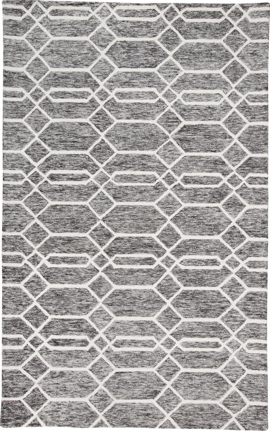 Feizy Belfort 8777F Gray/Ivory Area Rug