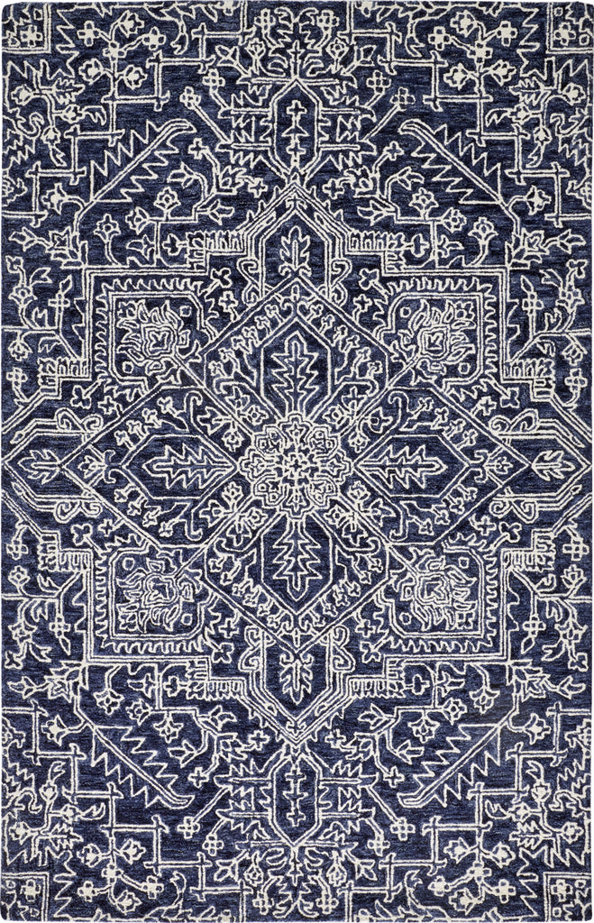 Feizy Belfort 8778F Navy Area Rug