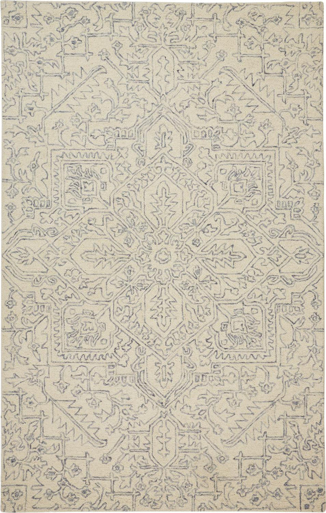 Feizy Belfort 8831F Gray/Ivory Area Rug