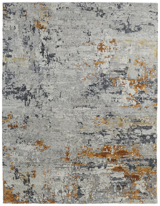 Havila Fine Rugs Gift H-4931 Gray/Ivory/Orange Area Rug main image