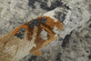 Havila Fine Rugs Gift H-4931 Gray/Ivory/Orange Area Rug Detail Image