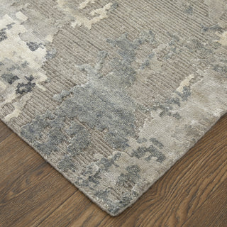 Havila Fine Rugs Gift H-4931 Gray/Ivory/Taupe Area Rug Corner Image