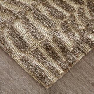 Feizy Colton 8A54F Taupe/Tan Area Rug Corner