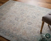 Feizy Caldwell 8976F Ivory/Tan/Blue Area Rug Lifestyle Image Feature