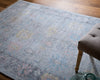 Feizy Caldwell 8979F Blue/Yellow/Orange Area Rug Lifestyle Image Feature