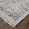 Feizy Caldwell 8980F Ivory/Blue/Orange Area Rug Lifestyle Image Feature