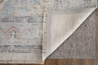 Feizy Caldwell 8980F Ivory/Blue/Orange Area Rug Lifestyle Image Feature