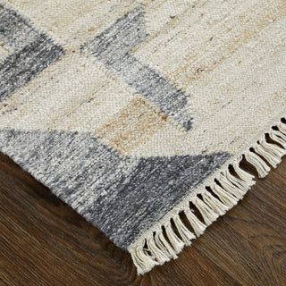Feizy Beckett 0642F Ivory/Gray/Tan Area Rug Corner Image