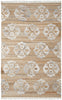 Feizy Beckett 0666F Tan/Ivory/Orange Area Rug main image
