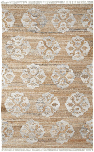 Feizy Beckett 0666F Tan/Ivory/Orange Area Rug main image