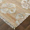 Feizy Beckett 0666F Tan/Ivory/Orange Area Rug Corner Image