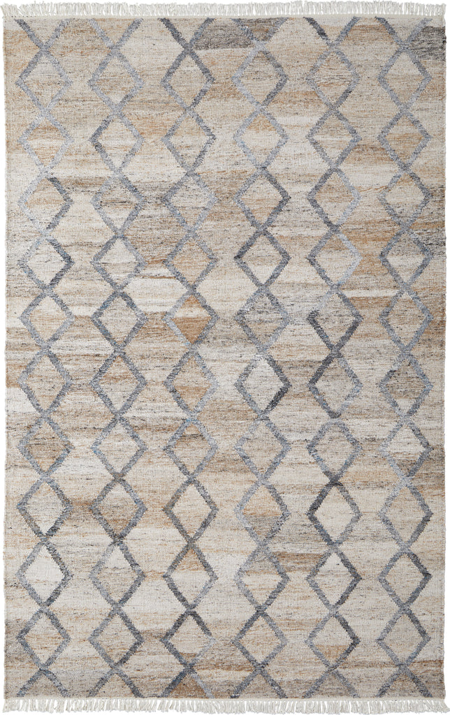 Feizy Beckett 0771F Charcoal/Tan Area Rug