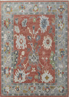 Feizy Karina 69G4F Red/Gray/Ivory Area Rug Main Image