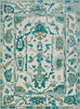 Feizy Karina 69G7F Green/Ivory Area Rug Main Image