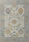 Feizy Karina 69G9F Ivory/Orange/Blue Area Rug Main Image