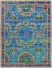 Feizy Latham 6628F Blue/Green/Red Area Rug main image