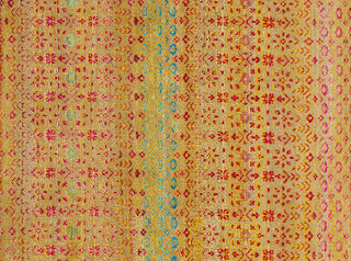 Feizy Latham 6629F Yellow/Red Area Rug Pattern Image