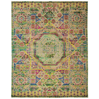 Feizy Ezra 6508F Blue/Red/Yellow Area Rug main image