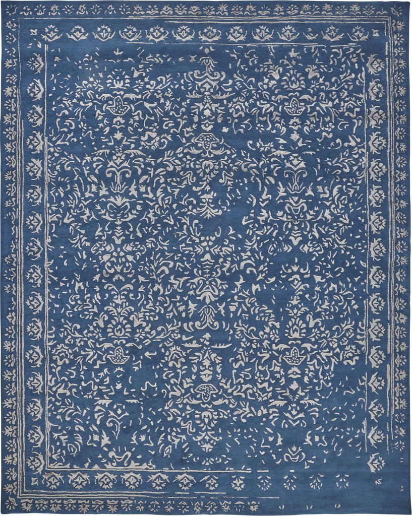 Feizy Bella 8014F Blue/Silver Area Rug