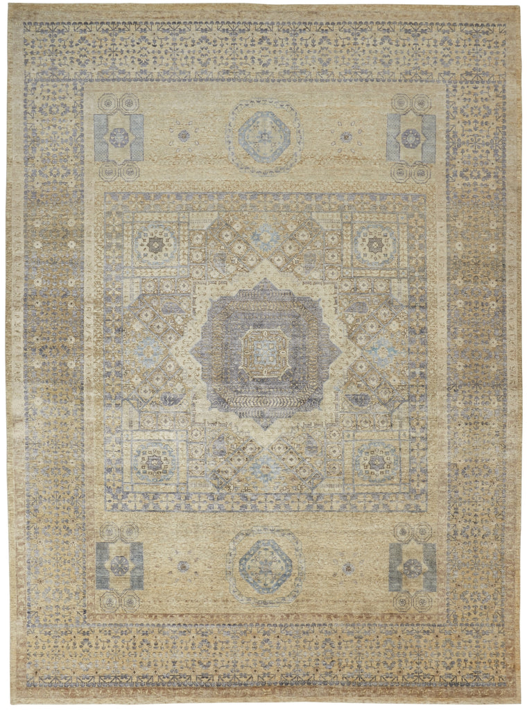 Havila Fine Rugs Larache H1751 Tan/Blue Area Rug main image