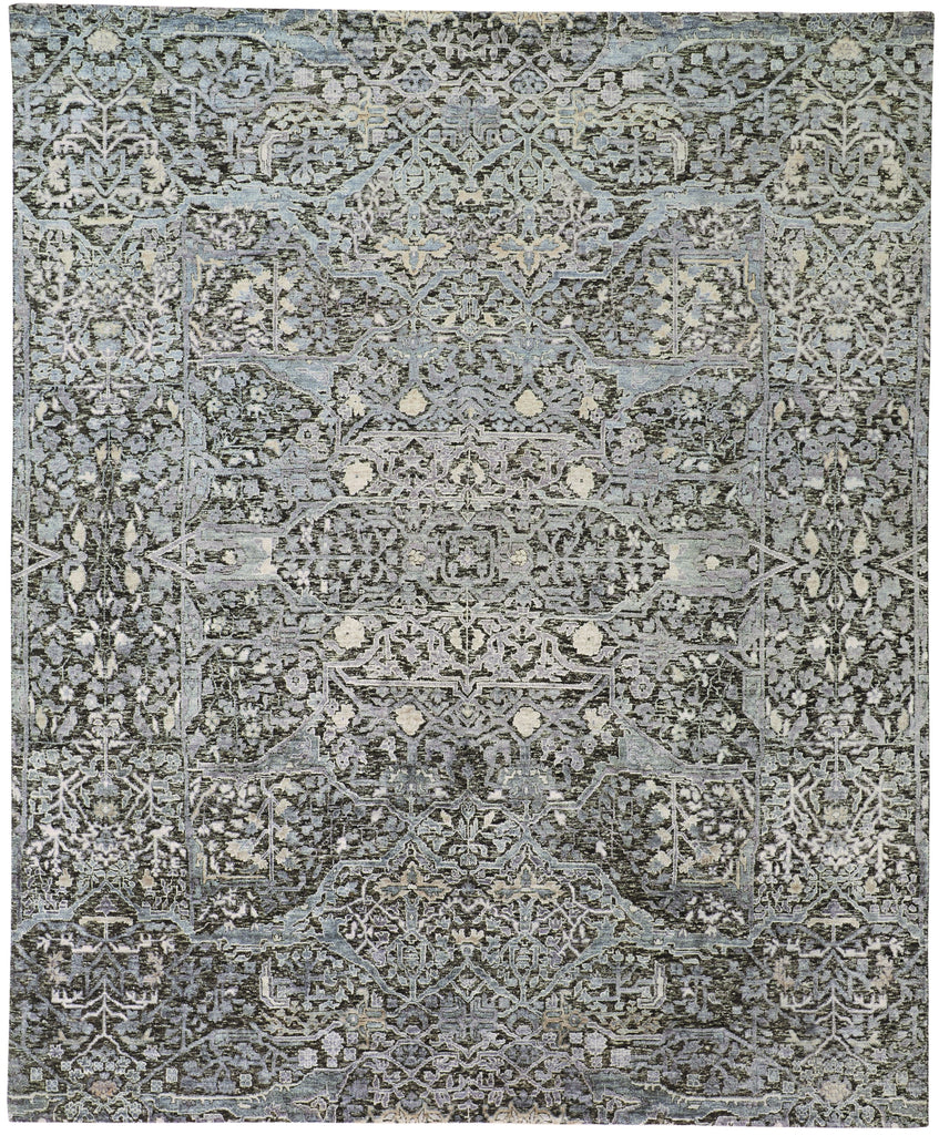 Havila Fine Rugs Larache H1752 Gray/Ivory/Blue Area Rug main image