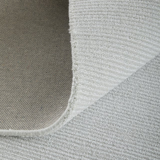 Feizy Abbott 8A24F White Area Rug Corner Image with Rug Pad