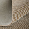 Feizy Abbott 8A24F Tan Area Rug Corner Image with Rug Pad