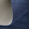 Feizy Abbott 8A24F Blue Area Rug Corner Image with Rug Pad