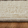 Feizy Agape 69H7F Ivory/Brown Area Rug Corner Image