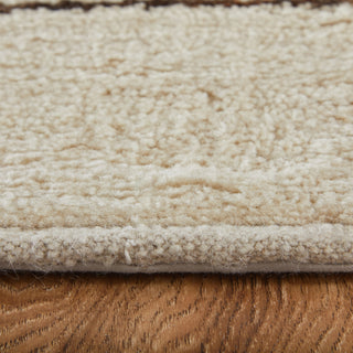 Feizy Agape 69H7F Ivory/Brown Area Rug Corner Image