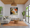 Feizy Agape 69H8F Orange/White Area Rug by Thom Filicia Lifestyle Image Feature