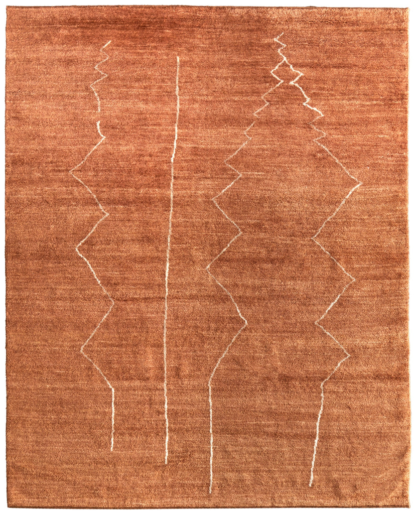 Feizy Agape 69H8F Orange/White Area Rug by Thom Filicia main image
